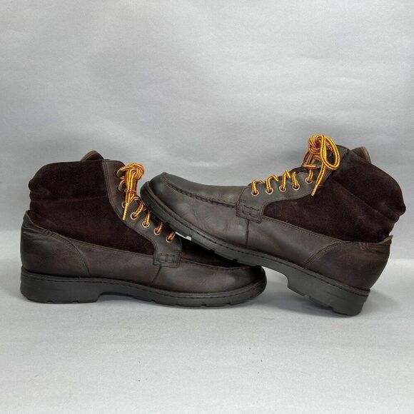 UGG Barrington Boots Men's‎ 12 Brown Leather Waterproof Insulated Outdoor Winter - Picture 9 of 15